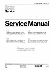 Philips 90RL250/01 Serviceanleitung