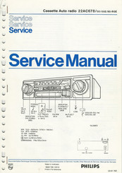 Philips 22AC678/00 Serviceanleitung