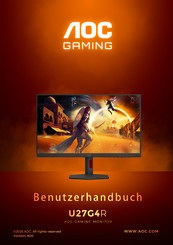 Aoc U27G4R Benutzerhandbuch