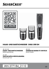 Silvercrest SHBS 500 D4 Bedienungsanleitung