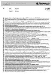 Phonocar 01211 Einbauanleitung