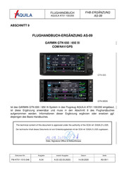 Garmin Montana 650 Flughandbuch