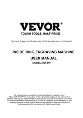 Vevor KD-810 Benutzerhandbuch