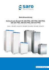 Saro HK 200 PRO Betriebsanleitung