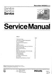 Philips N4506 Service Manual