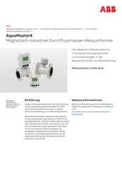 ABB AquaMaster4 Bedienungsanleitung