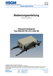 Hsgm HSG-03-VW Bedienungsanleitung