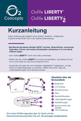 O2 Concepts OXLIFE LIBERTY Kurzanleitung