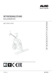 AL-KO 870III Betriebsanleitung