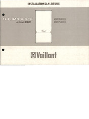 Vaillant THERMOBLOCK atmoTEC VCW 204 XEU Installationsanleitung