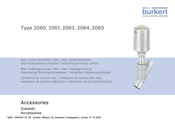 bürkert 2060 Montageanleitung