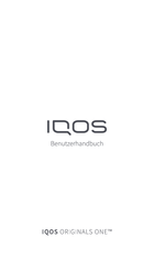 Iqos ORIGINALS ONE M0011 Benutzerhandbuch