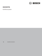 Bosch DICENTIS DCNM-MMD2 Installationshandbuch
