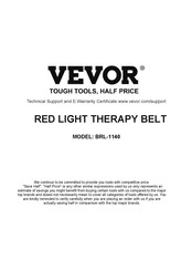 Vevor BRL-1140 Bedienungsanleitung