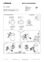 Ligman JE-30436 Installationsanleitung