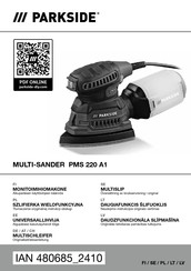 Parkside PMS 220 A1 Originalbetriebsanleitung