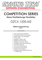 Ground Zero COMPETITION SERIE Bedienungsanleitung