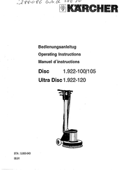 Kärcher Disc 1.922-100 Bedienungsanleitung
