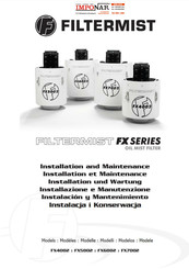 FILTERMIST FX5002 Installation Und Wartung