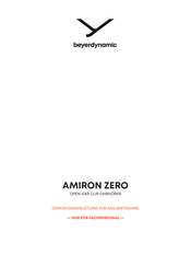 Beyerdynamic AMIRON ZERO Demontageanleitung