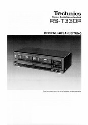 Technics RS-T330R Bedienungsanleitung