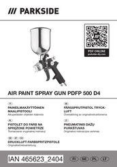 Parkside PDFP 500 D4 Originalbetriebsanleitung