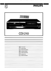 Philips CDI 210 Bedienungsanleitung