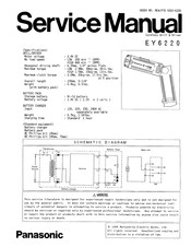 Panasonic EY6220 Serviceanleitung
