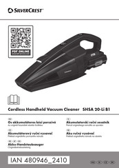 Silvercrest SHSA 20-Li B1 Originalbetriebsanleitung