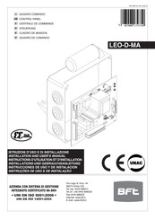 Bft LEO-D-MA Installations- Und Gebrauchsanleitung