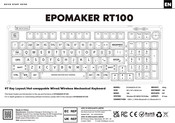 Epomaker RT100 Schnellstartanleitung