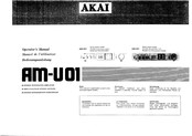 Akai AM-U01 Bedienungsanleitung