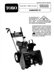 Toro 421 Gebrauchsanweisung