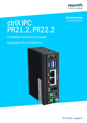 Bosch Rexroth ctrlX IPC PR21.2 Betriebsanleitung