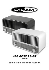 Caliber HFG 409DAB-BT Bedienungsanleitung