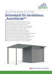 biohort AvantGarde Aufbauanleitung