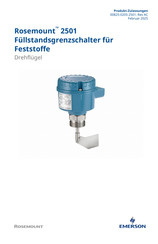 Emerson Rosemount 2501 Bedienungsanleitung