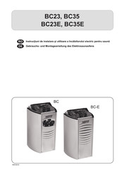 Harvia BC35E Gebrauchs- Und Montageanleitung