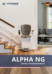 Lehner Lifttechnik ALPHA NG Installationshandbuch