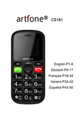 Artfone CS181 Bedienungsanleitung