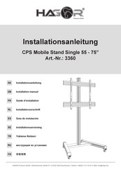 HAGOR 3360 Installationsanleitung