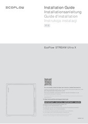EcoFlow STREAM Ultra X Installationsanleitung
