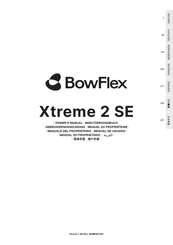 Bowflex Xtreme 2 SE Benutzerhandbuch