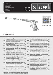 Scheppach C-HPG35-X Originalbetriebsanleitung