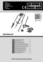 Scheppach MFH5200-4P Originalbetriebsanleitung