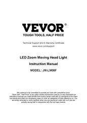 Vevor JM-LM06F Anweisunghandbuch