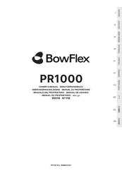 Bowflex PR1000 Benutzerhandbuch