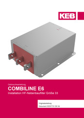 KEB COMBILINE E6 Gebrauchsanleitung