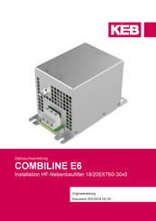 KEB COMBILINE E6 Gebrauchsanleitung