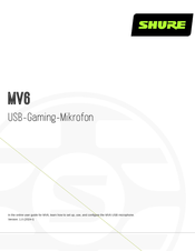 Shure MV6 Bedienungsanleitung